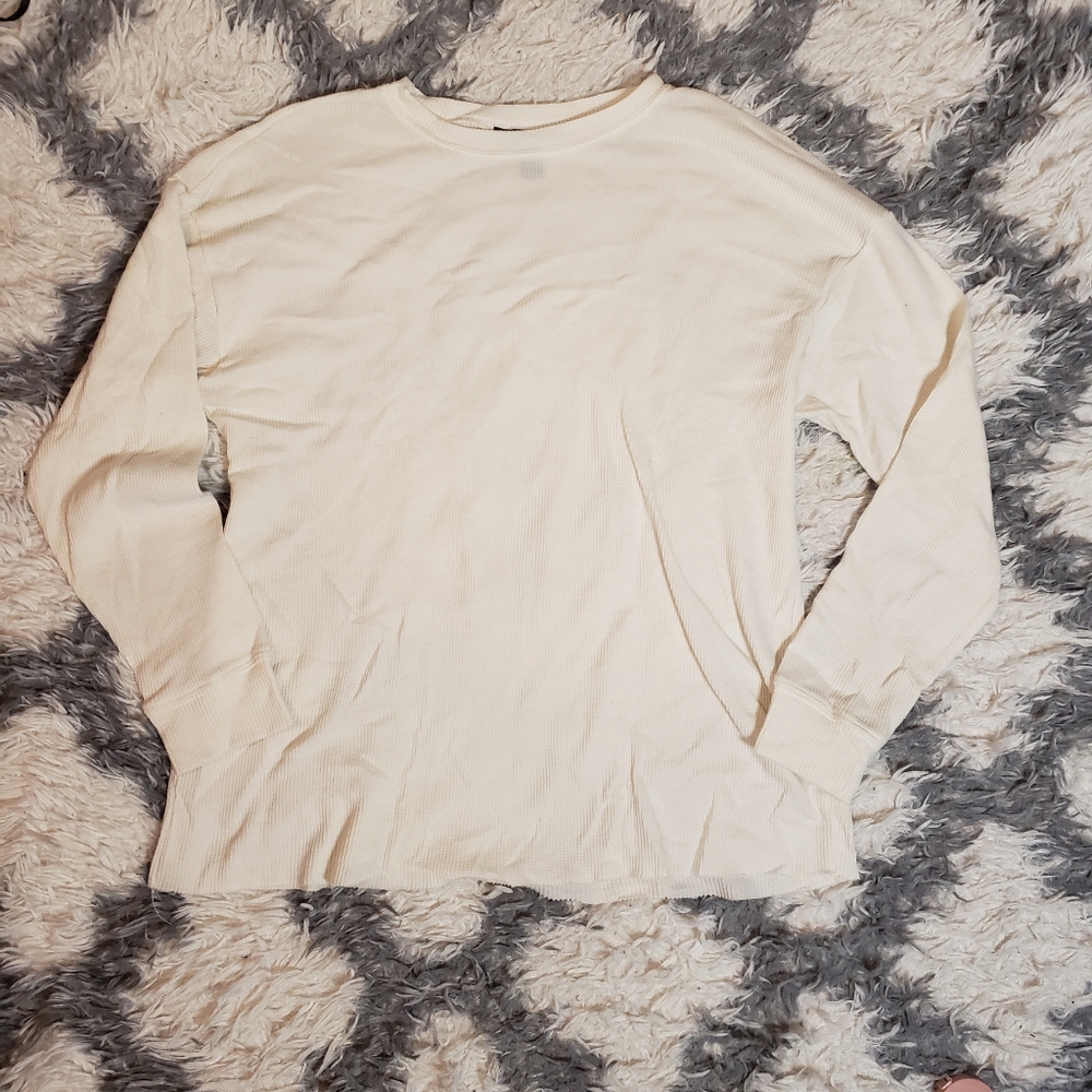 Forever 21 waffle knit long sleeve tee
